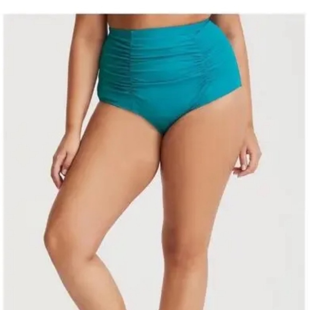 Torrid high waisted swim bottom